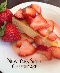 New York Style Cheesecake recipe