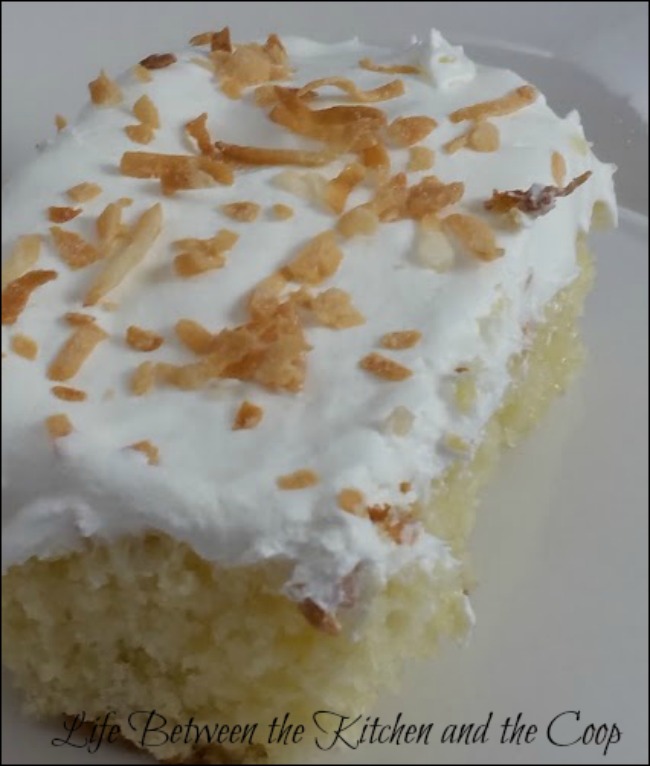 toasted coconut cake