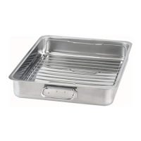 IKEA - KONCIS Roasting pan with grill rack, stainless steel (1, 16x13)