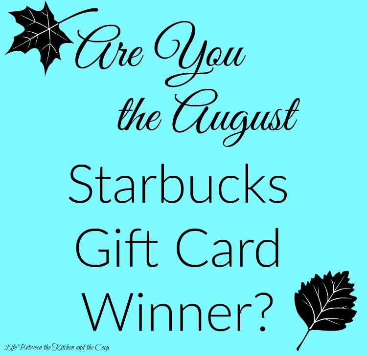 Starbucks giveaway