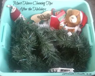 cleaning tips after holidays