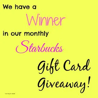 Starbucks, giveaway, gift card