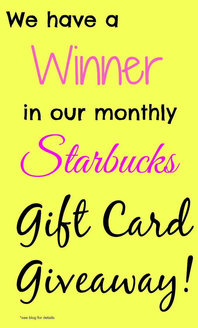 Starbucks, giveaway