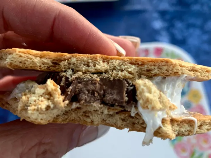 peanut butter cup s'mores recipe