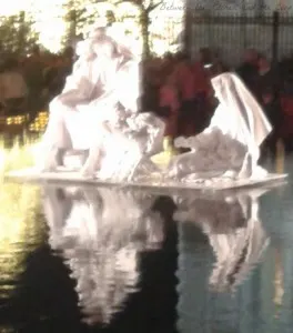 Jesus Mary Joseph Reflection Pool wm