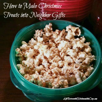 Make Christmas Treats neighbor gifts