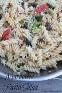 marinated pasta salad