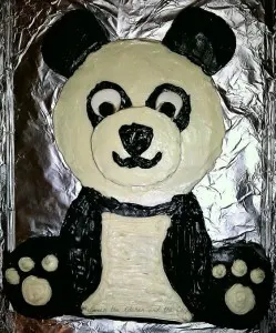 Panda Bear Birthday Cake WM