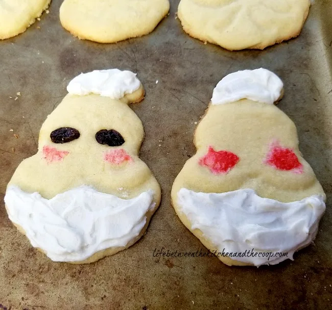 Santa cookies 