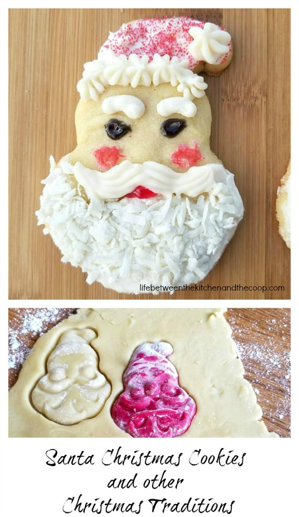 santa Christmas cookies