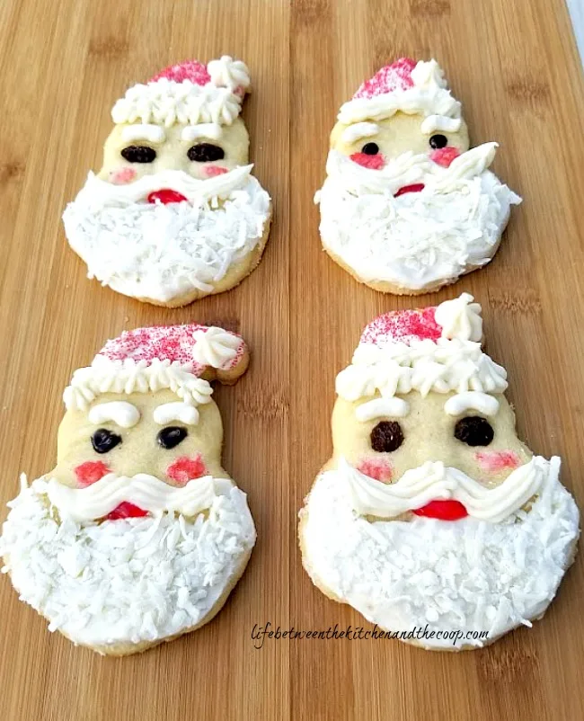 Santa cookies