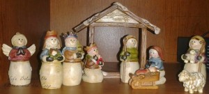 Snowman Nativity wm