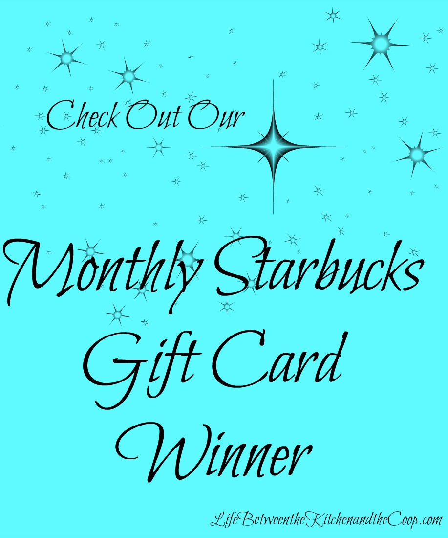 Starbucks Gift Card Winner