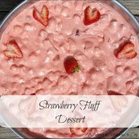 strawberry fluff dessert