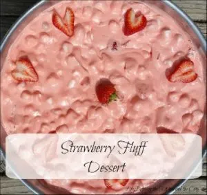 strawberry fluff dessert