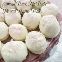 Almond Bark No Bake Peanut Butter Balls