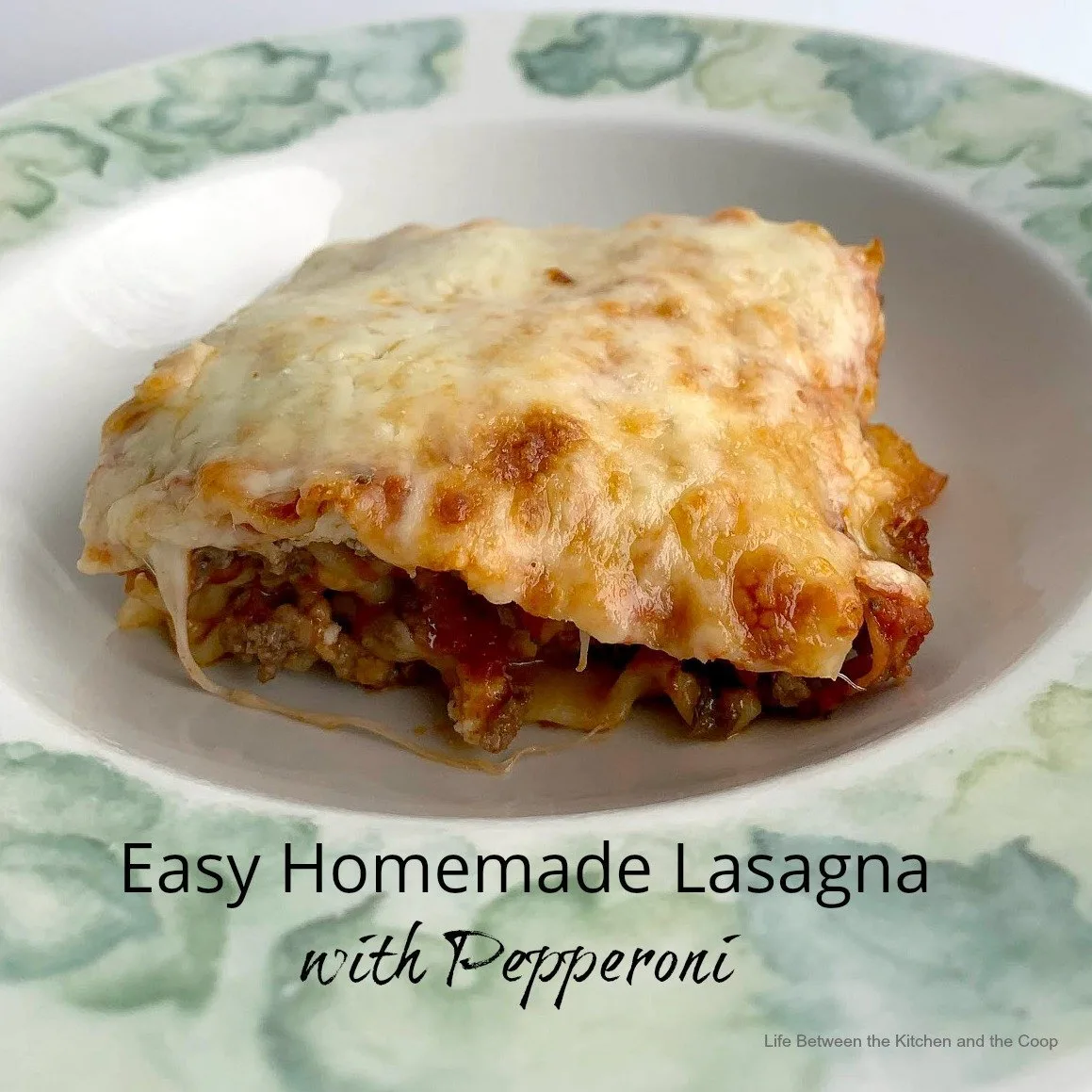 easy homemade lasagna