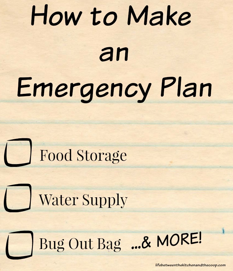 emergency plan