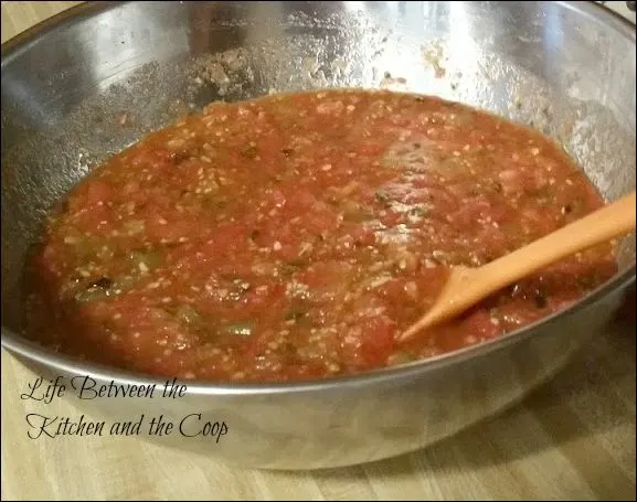 canning salsa