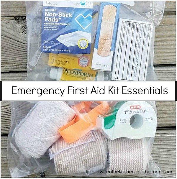 emergency first aid kit essentials