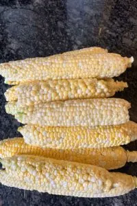 fresh corn on the cob from the garden