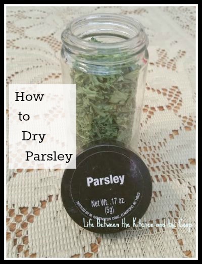 dry parsley