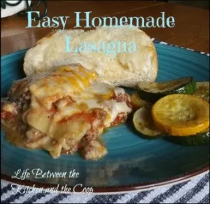 easy homemade lasagna