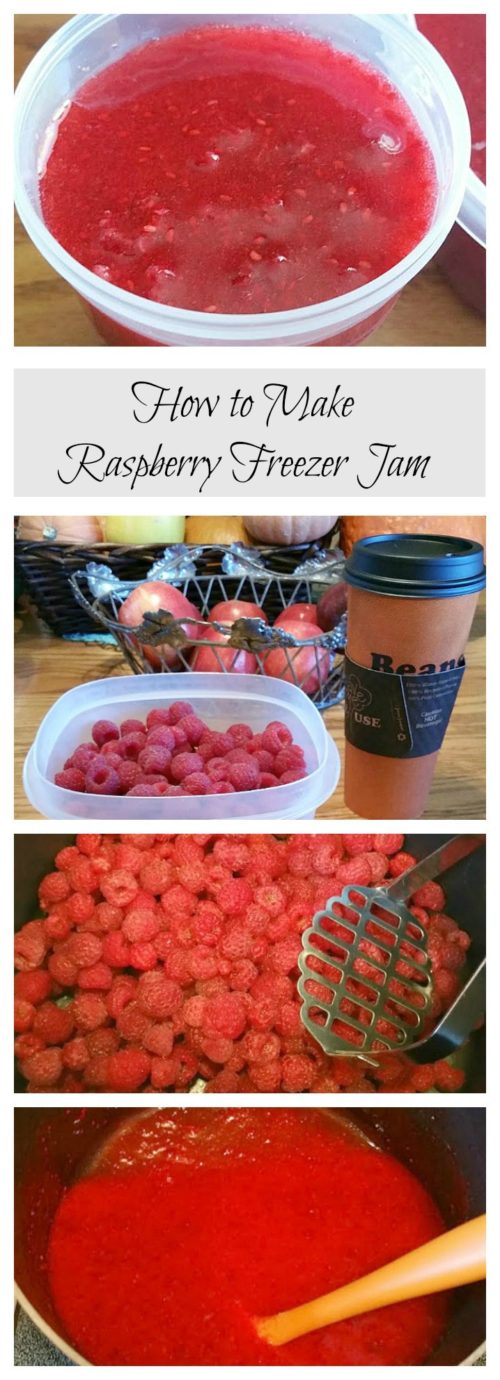 How to Make Raspberry Freezer Jam with Fresh Raspberries