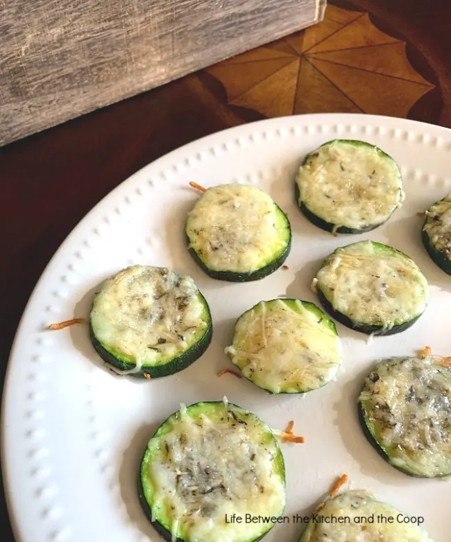 seasoned zucchini bites