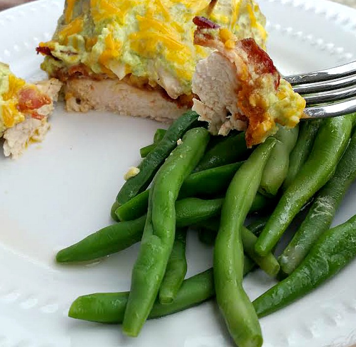 bacon and cheddar stuffed chicken breast